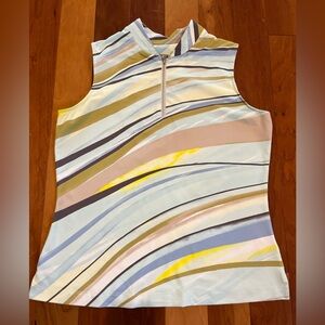 TAIL Active Top Medium Vintage 70s Vibe Pickleball Golf Tennis Errands Chic EUC